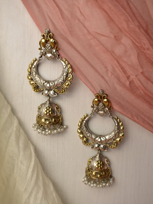 Janani Oxidised Earrings