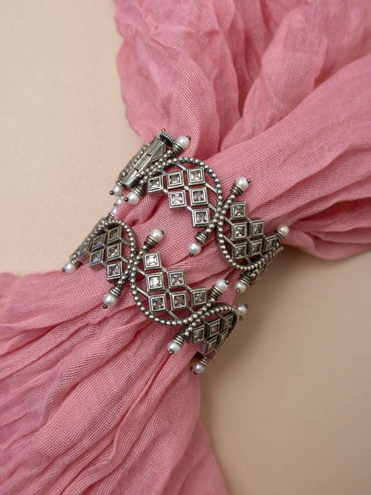 Roshni Oxidised Kada Bangle