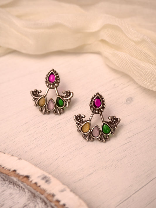 Gita Oxidised Earrings