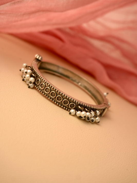 Kajal Oxidised Kada Bangle