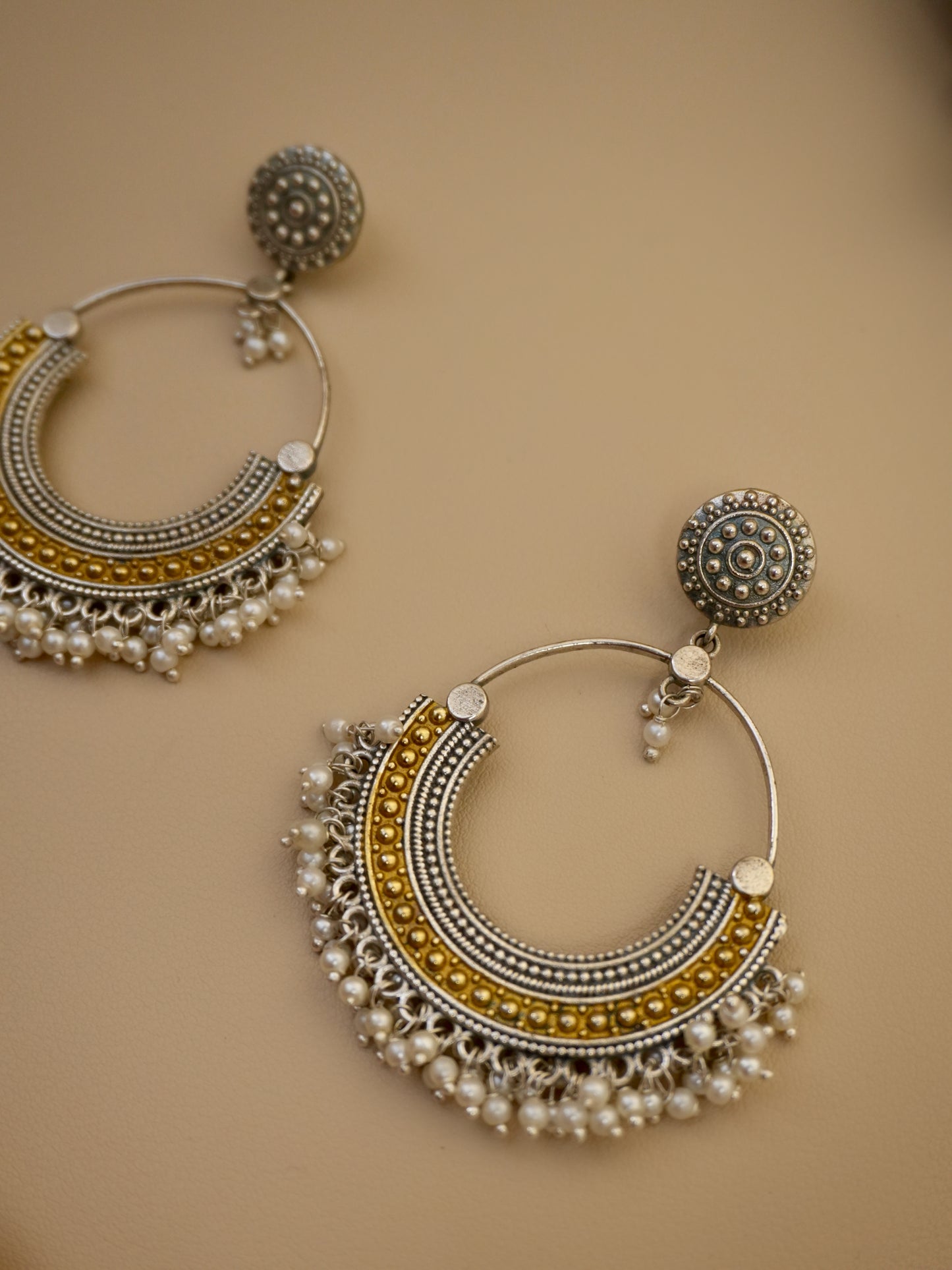 Maanvi Oxidised Earrings