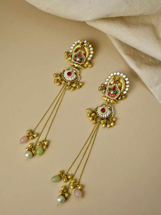 Raveena Oxidised Earrings