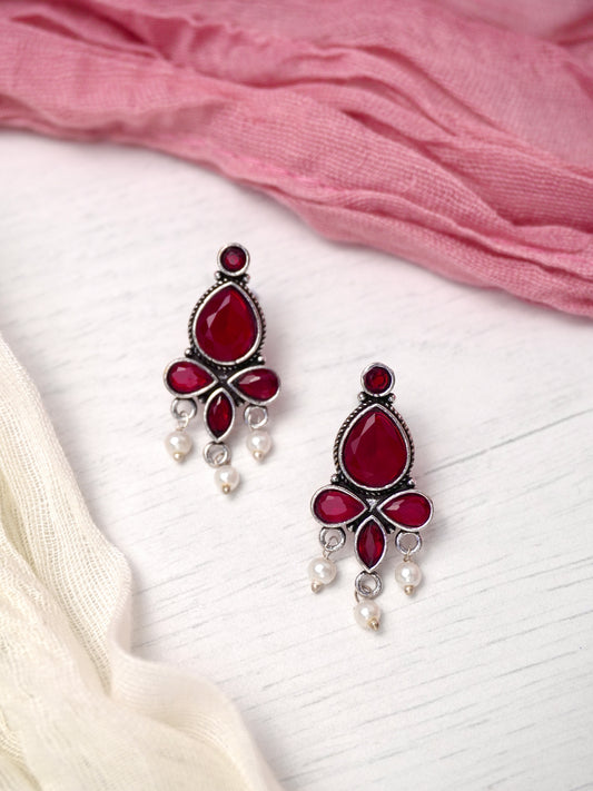 Hetal Oxidised Earrings