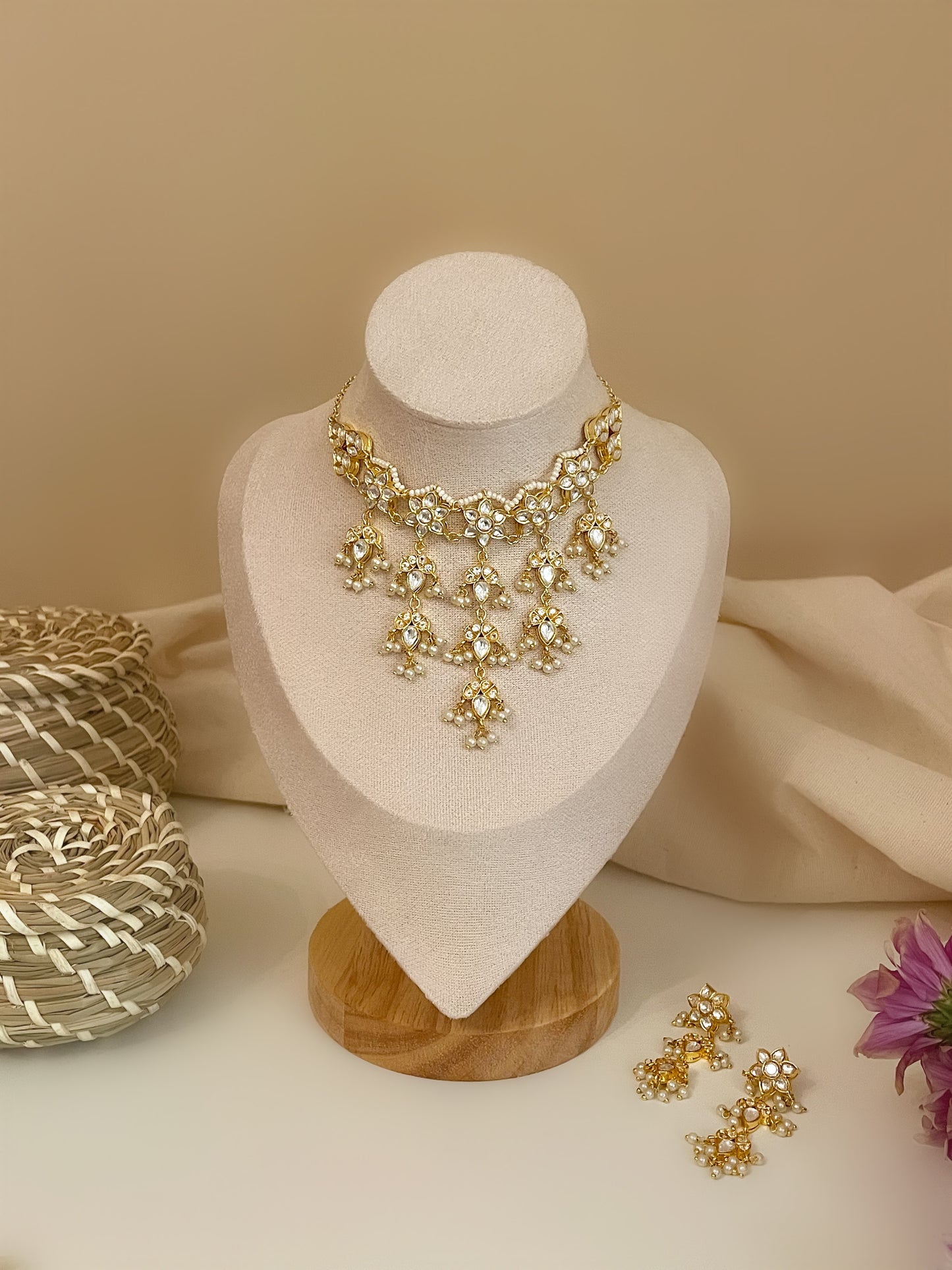 Jansi Kundan Choker Set