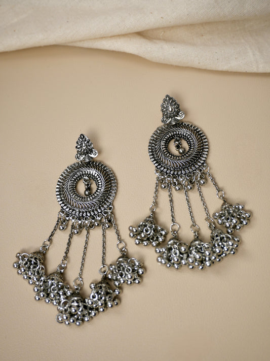 Nasika Oxidised Earrings