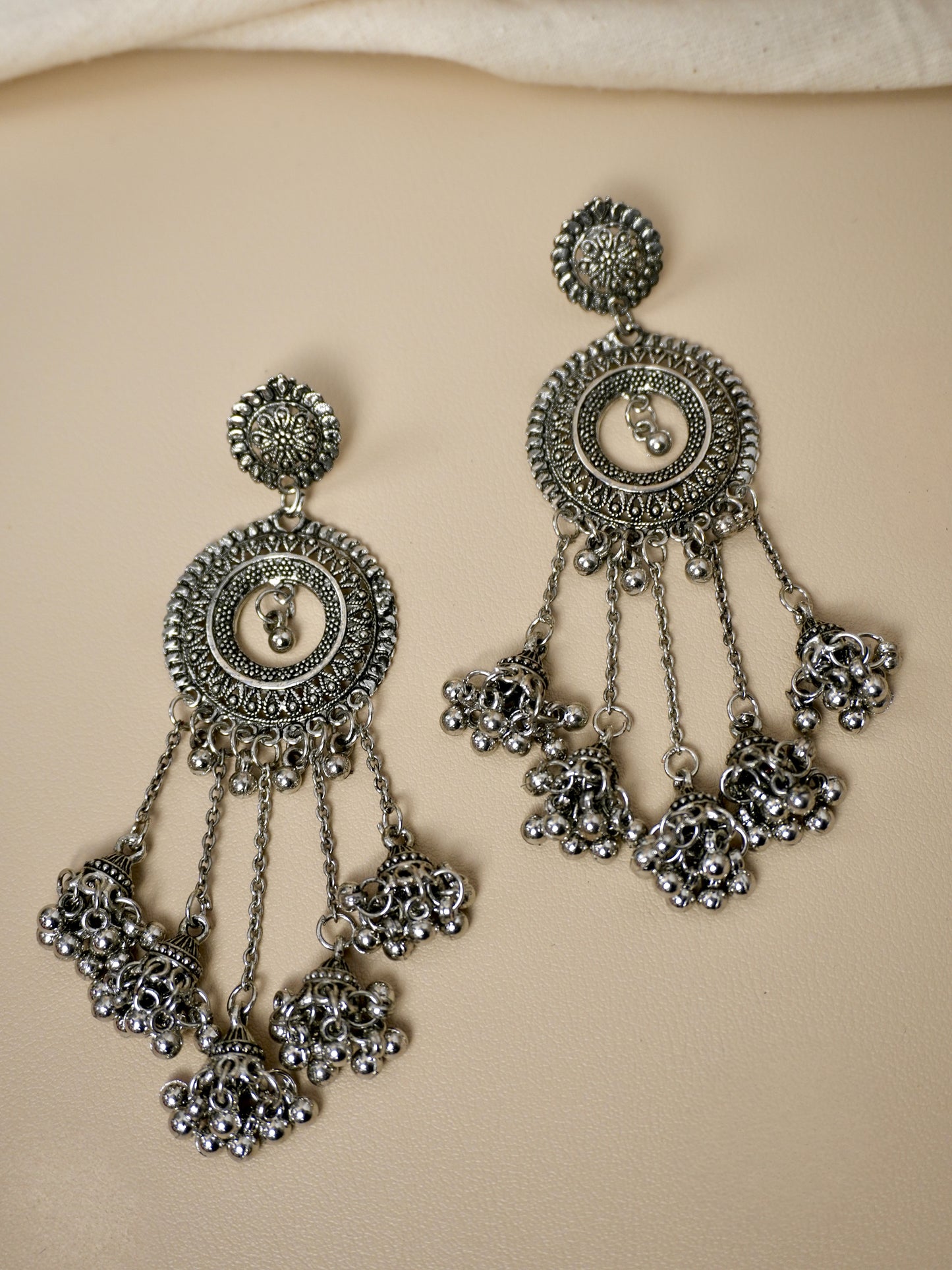 Gaurika Oxidised Earrings
