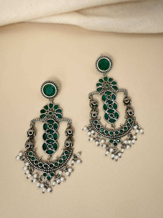 Thara Oxidised Earrings