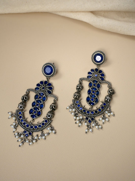 Thara Oxidised Earrings