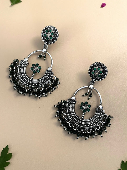 Megha Oxidised Earrings