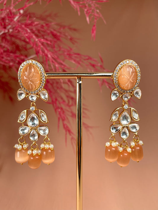 Kasturi Kundan Earrings