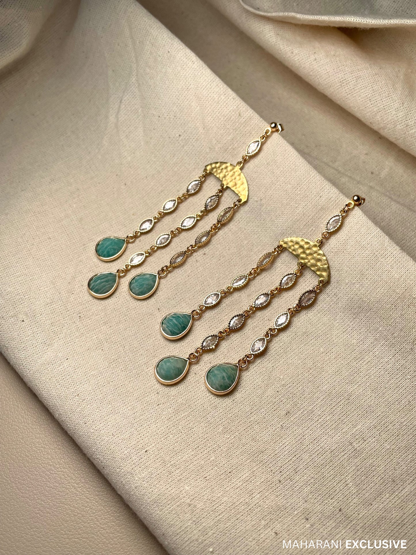 Sarina Amazonite Earrings