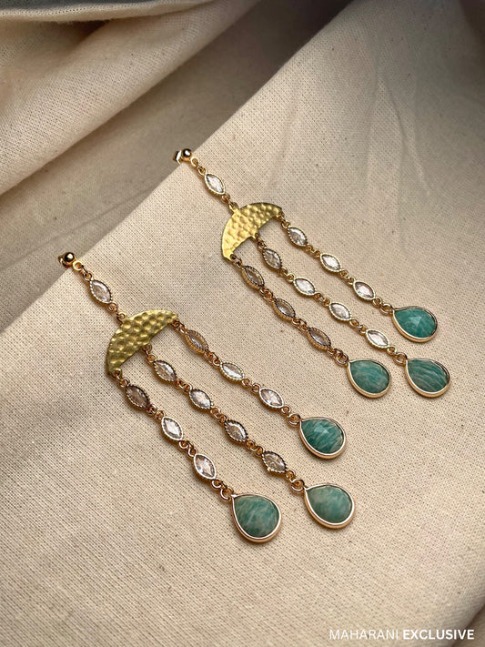 Sarina Amazonite Earrings