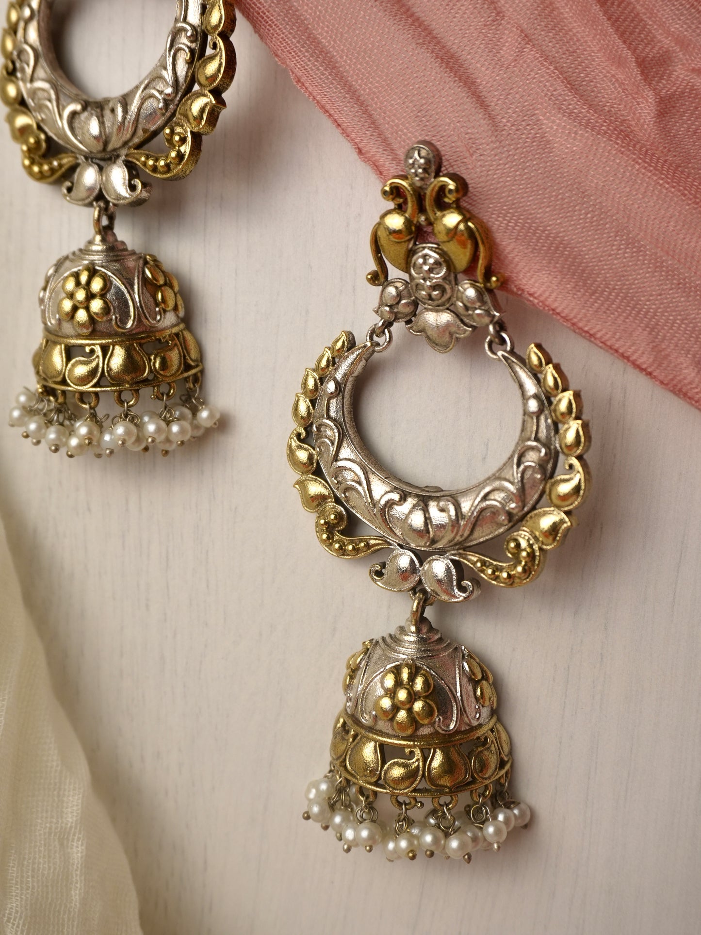 Janani Oxidised Earrings