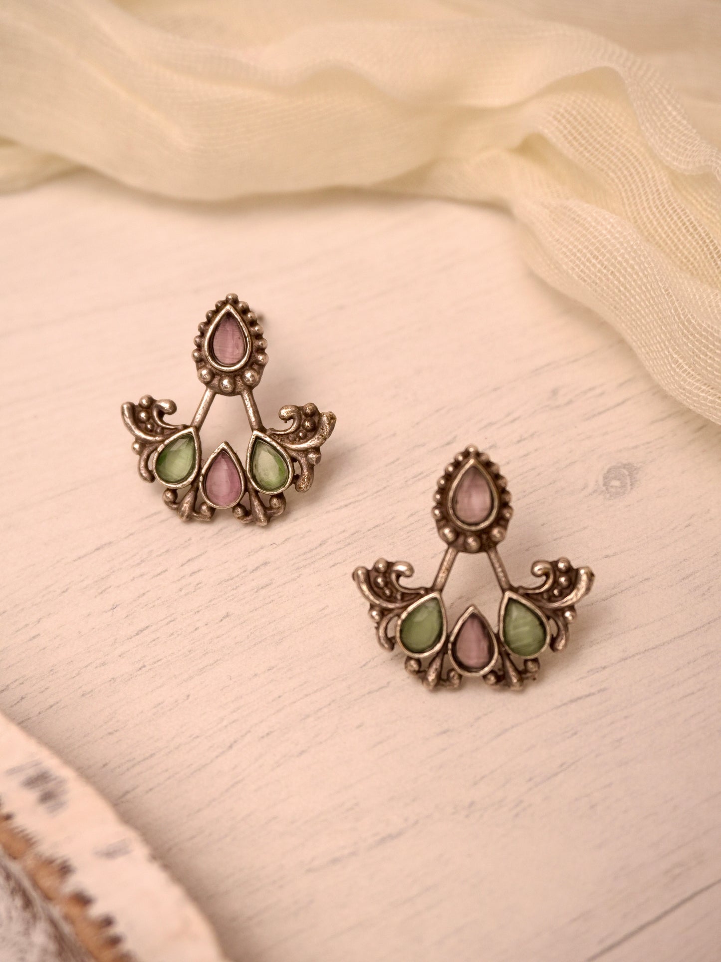 Gita Oxidised Earrings