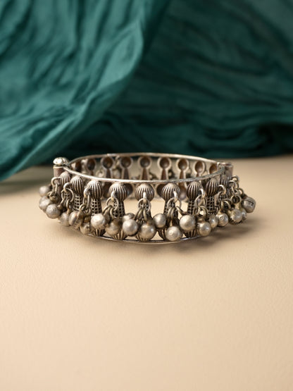 Foram Oxidised Kada Bangle