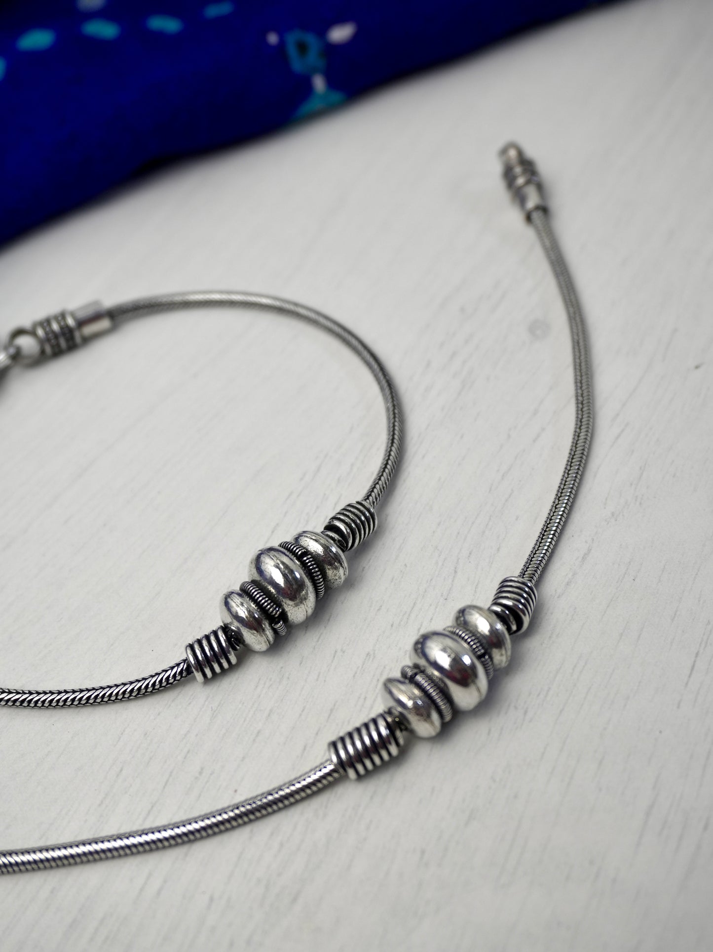 Danvi Oxidised Payal