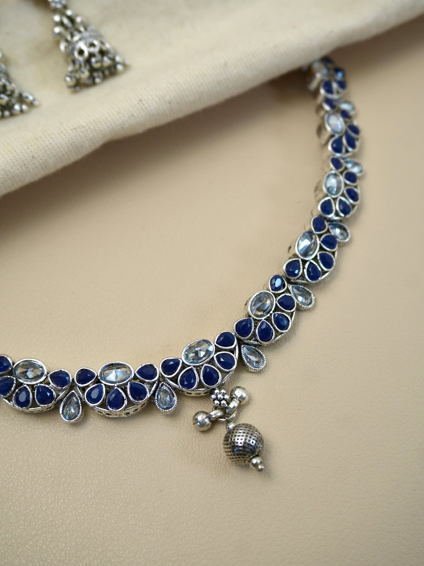 Swati Oxidised Necklace Set