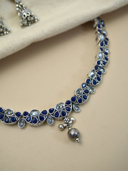 Swati Oxidised Necklace Set