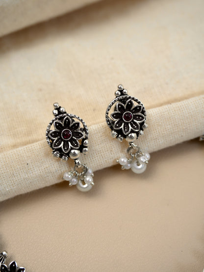 Maanasa Oxidised Necklace Set