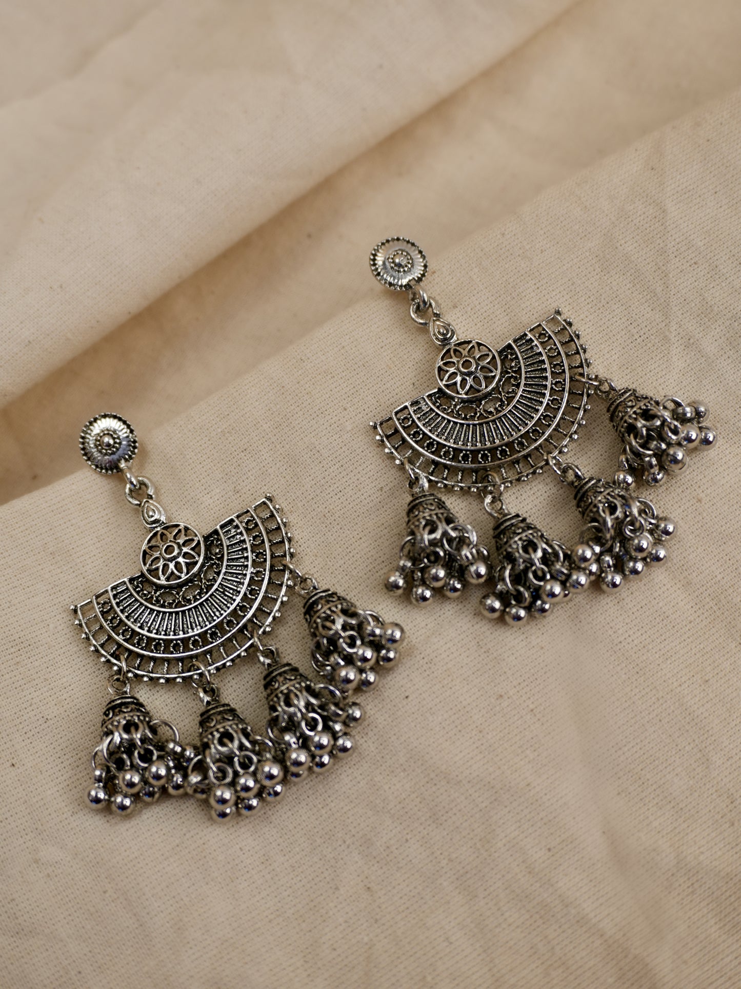 Prachi Oxidised Earrings