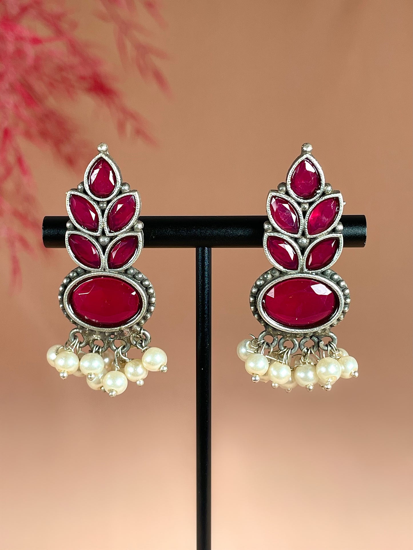 Puruvi Oxidised Earrings