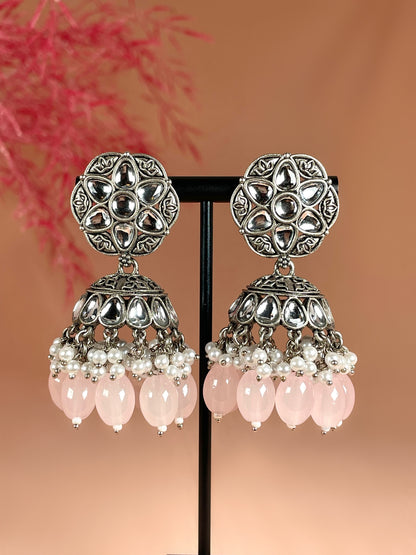 Mansi Oxidised Jhumka Earrings