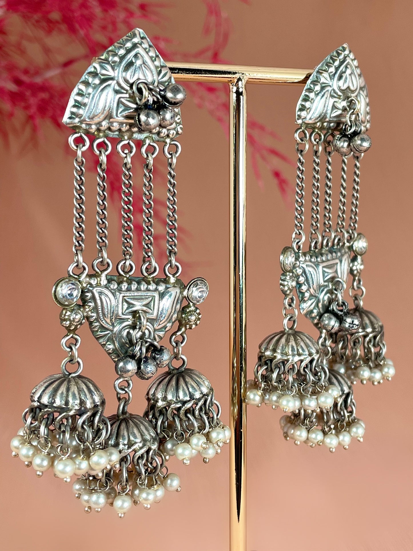 Manali Oxidised Earrings