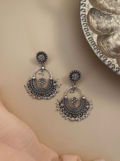 Megha Oxidised Earrings