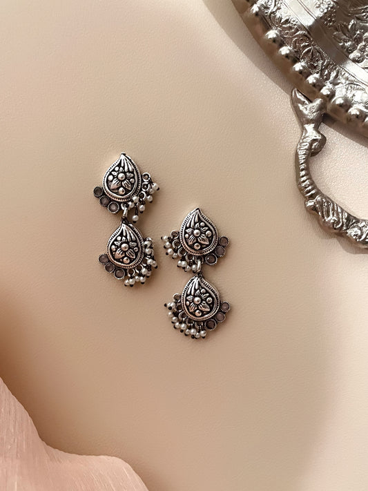 Nirali Oxidised Earrings