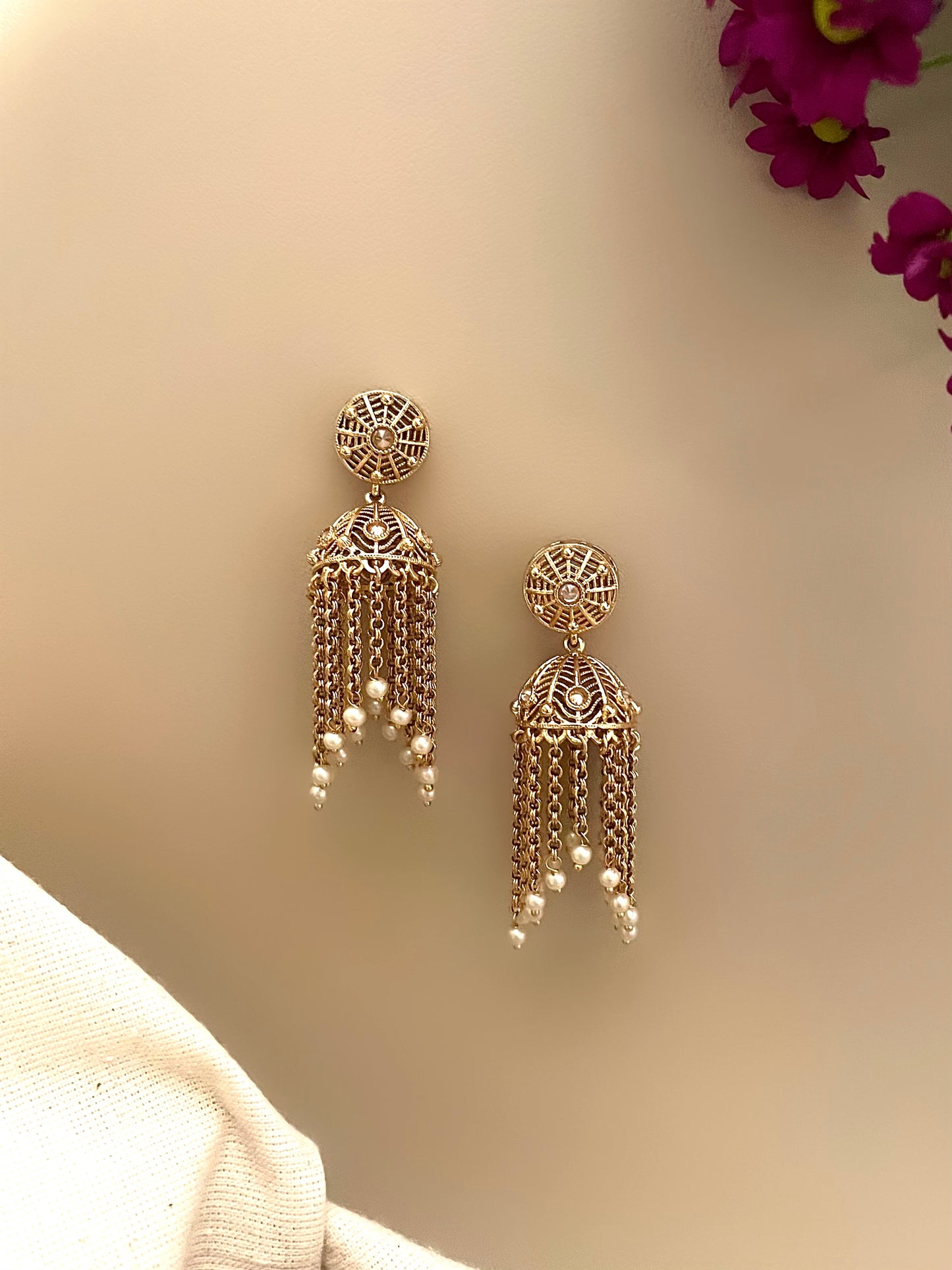 Aksavali Mini Jhumka Earrings