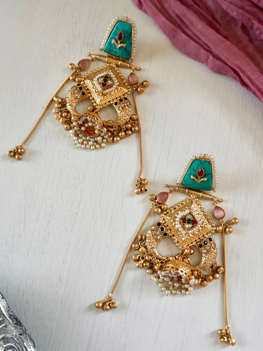 Riya Oxidised Earrings