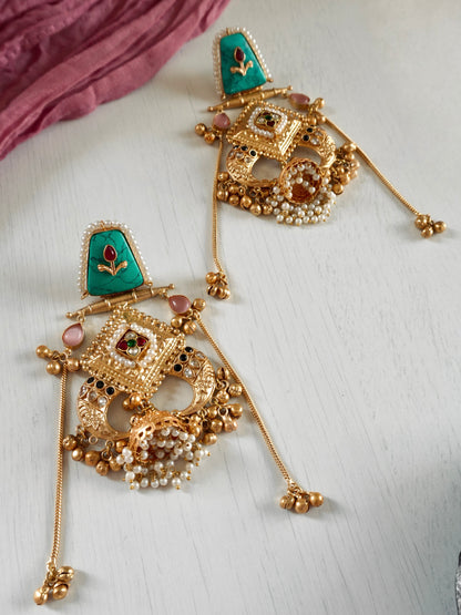 Riya Oxidised Earrings