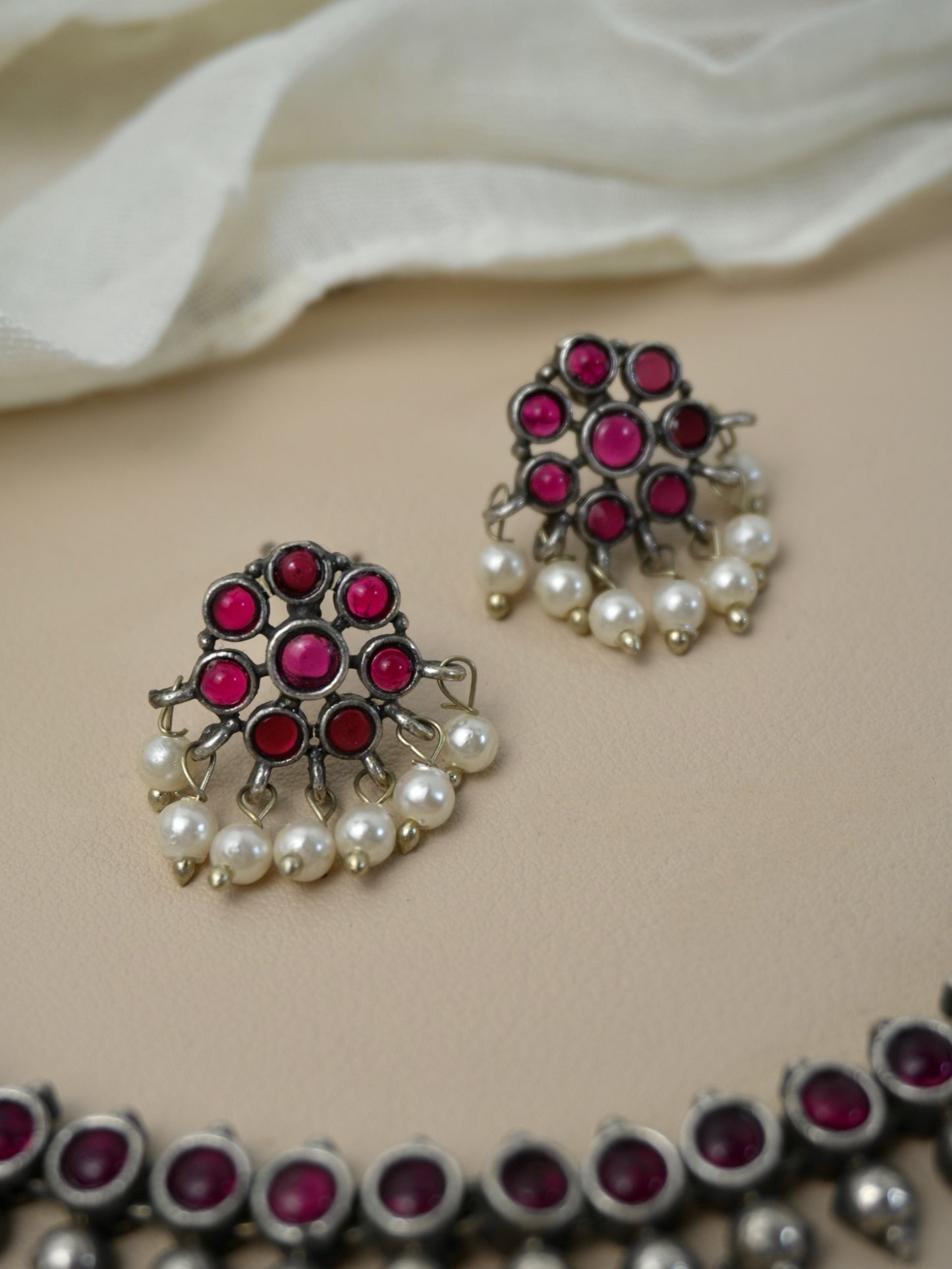 Chaitali Oxidised Necklace Set