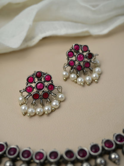 Chaitali Oxidised Necklace Set