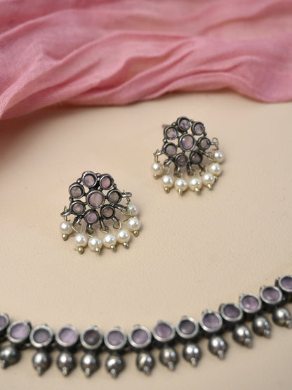 Chaitali Oxidised Necklace Set