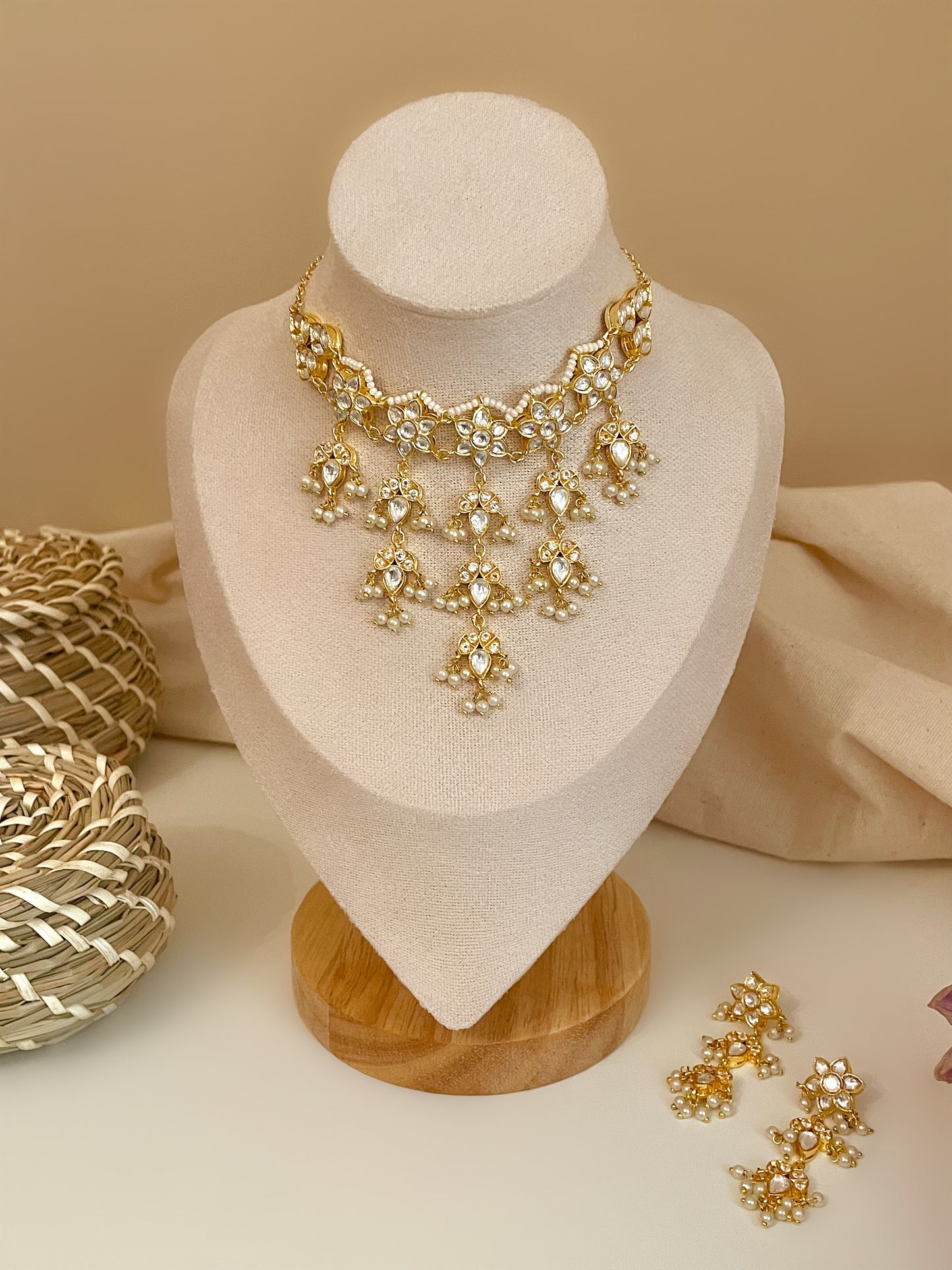 Jansi Kundan Choker Set