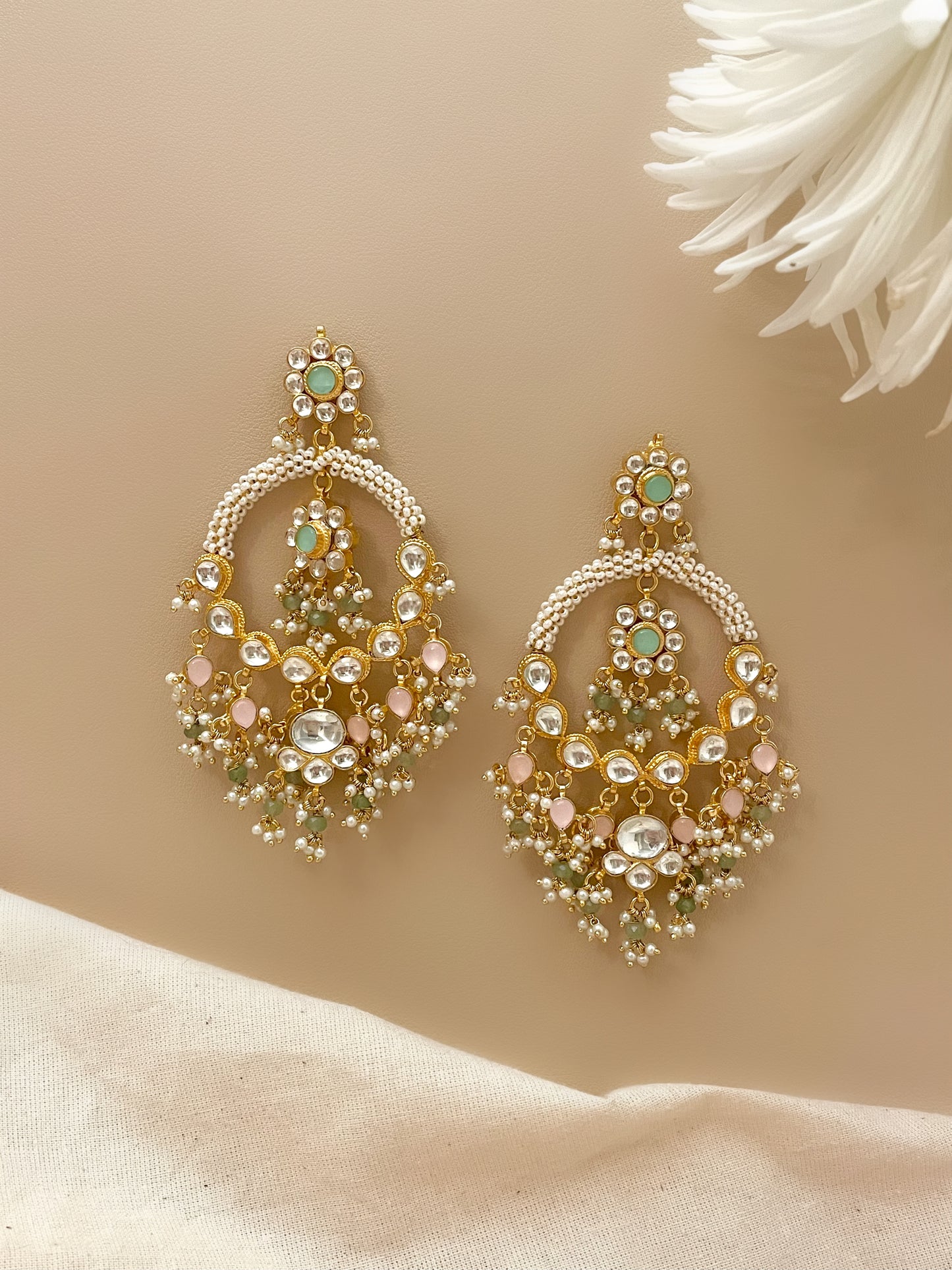 Kinnari Kundan Earrings