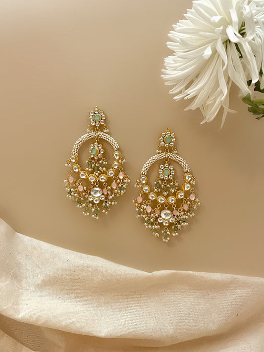 Kinnari Kundan Earrings