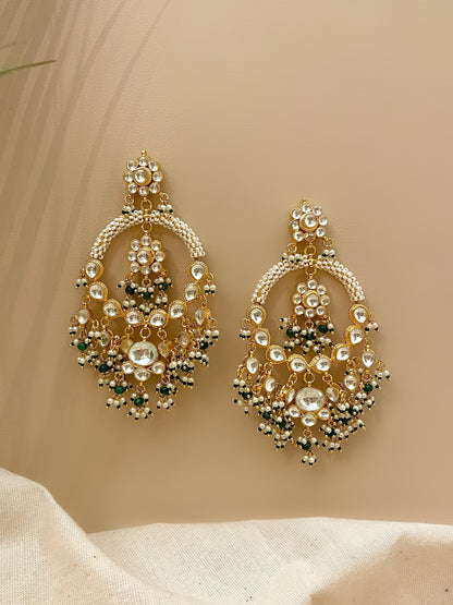 Kinnari Kundan Earrings