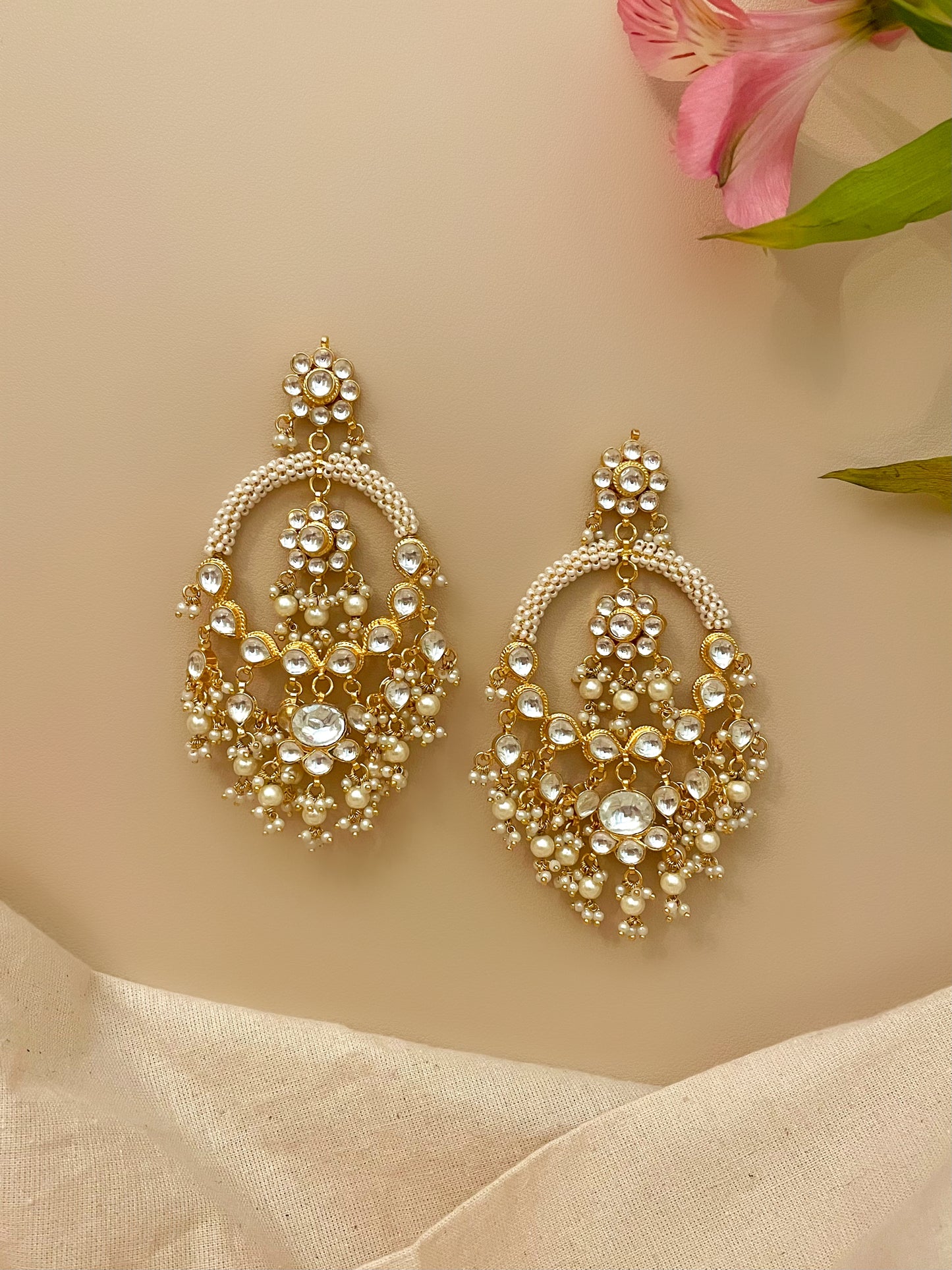 Kinnari Kundan Earrings