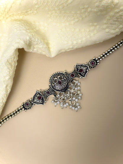 Pragati Oxidised Choker