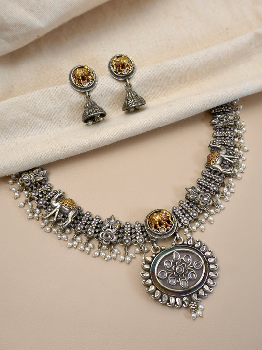 Naksha Oxidised Necklace Set
