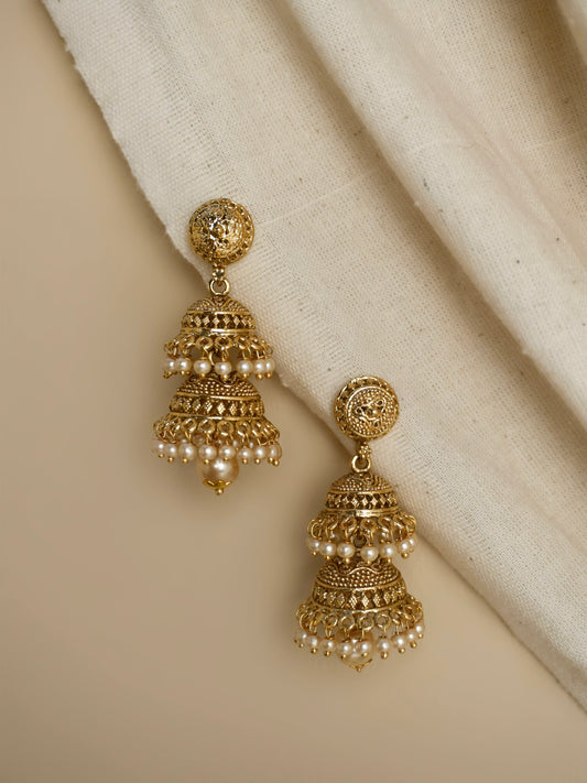 Poonam Jhumka Earrings