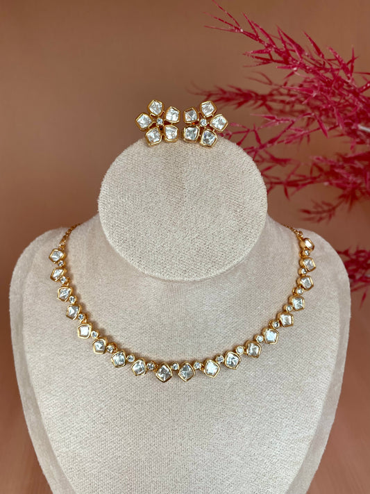 Loukya Kundan Necklace Set