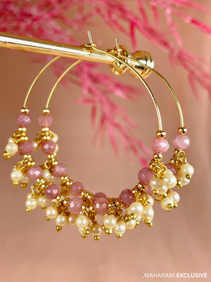 Pari Gemstone Hoops