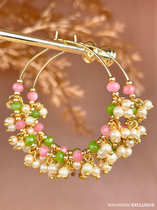 Pari Gemstone Hoops