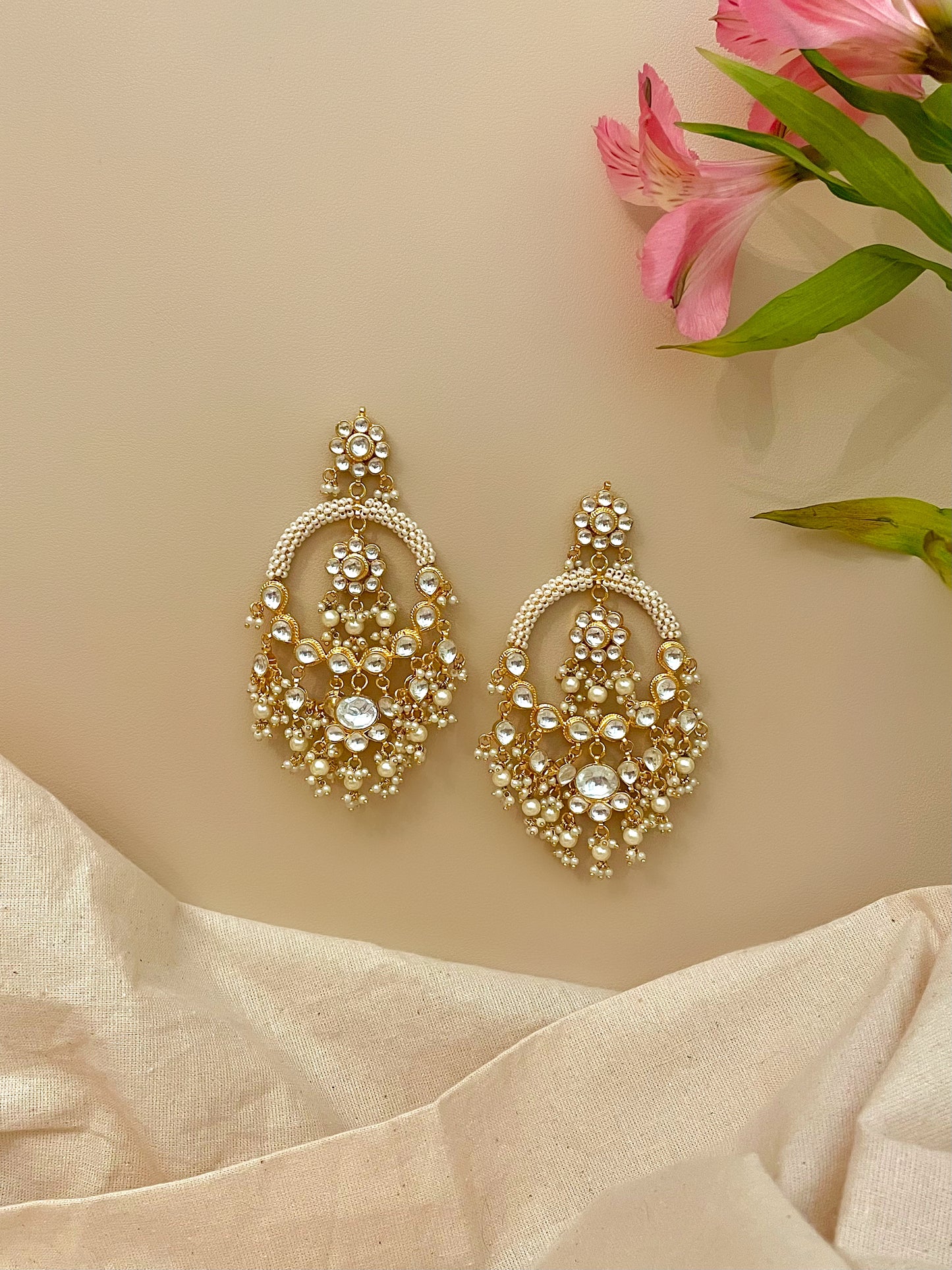 Kinnari Kundan Earrings